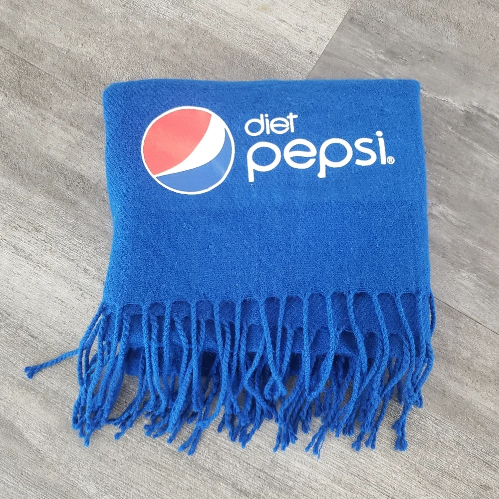 Blue | KC ROYALS | Diet Pepsi Fringed Scarf